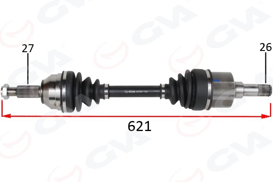 ÖN AKS KOMPLE SOL FORD MONDEO I -II 1.6- 1.8 - 2.0 93 00 OTOM.-GVA 4437001-96BG3B437ADB
