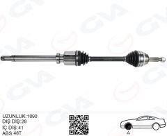 ÖN AKS KOMPLE SAĞ FORD TRANSIT V347 2.2TDCI 115PS -140PS 07 11-GVA 4432000-8C113B436AD-CC113B436BB-1512911