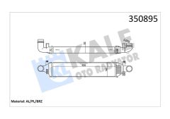 TURBOSARJ RADYATORU MERCEDES W176 W246 C117 X156-KALE-A2465000100