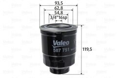 YAKIT FİLTRESİ TOYOTA AURIS I E150 1.4 D-4D 90HP 02/07--VALEO-2339026140