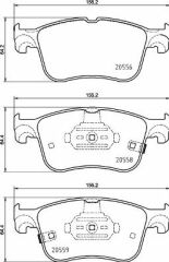 ÖN BALATA FOCUS IV 2018 KUGA 2019 PUMA 2020-VALEO 670199-JX612K021AED- KTJX612K021AED-220914