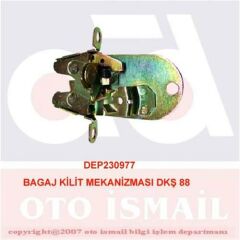 BAGAJ KİLİT MEKANİZMASI DKŞ 88-DEPAR 0977