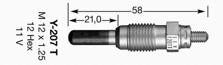 KIZDIRM BUJİSİ CADDY-GOLF3-PASSAT-T4 1.9-2.4 TDI 1Y-AAZ-AJA-AAB-NGK 1239-N0191002-N0191005