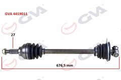 KOMPLE AKS SOL TRAFIC II-OPEL VIVARO 1.9 DCI 01 676mm-GVA 4419011-391018828R-8200334338-91166708