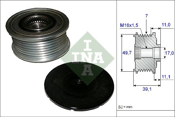 ALTERNATOR KASNAGI MERCEDES W211 W212 W221 C219 W164 X164 W251 W463-INA-A6421500860