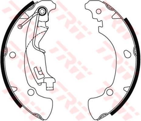 ARKA PABUÇ BALATA IDEA 1.2 16V 1.3 JTD 1.4 16V 2003 PUNTO 1.4 1.9JTD 09-03 MUSA 1.3D 203x38-TRW-77364029-77362449-77362929