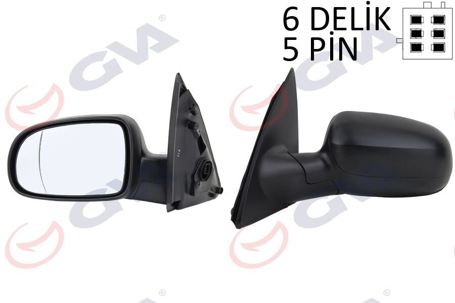 DIŞ DİKİZ AYNASI SOL CORSA C 01 ELEKTRİKLİ ISITMALI ASFERİK 5 FİŞ VM-200EHAL-GVA-1428304