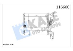 KALORİFER RADYATÖRÜ TMPR-TİPO-145 95-01 146 94-01 155 92-97 250x158x42 MUSLUKLU-KALE 1781842AL-7754065-7582699-7754068