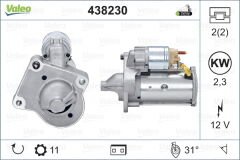 MARŞ MOTORU 12V C30 10-12 S40 10-12 S80 11-15 V50 04-10 V70 11-15-VALEO-36001519-30659478