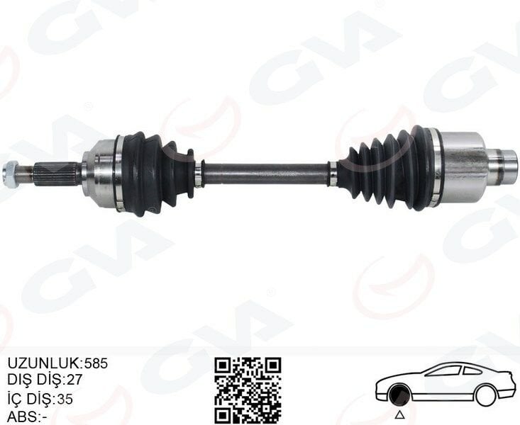 ON AKS KOMPLE SAG MONDEO III 1.8 - 2.0 16V- 2.0TDCI 00 07-GVA 4437004-2S713B436BC-1214374-1312785