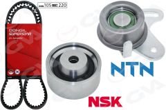 EKSANTRİK GERGİ KİTİ 105x220 ACCENT ERA 1.4-1.6-16V-COUPE 1.6i 16V-ELANTRA 1.6-GETZ 1.6-GVA 59T9123DO-2481026010