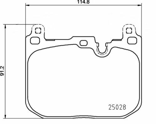 FREN BALATASI ON BMW F40 F44 F48 F39 MINI CLUBMAN F54 F56 COUNTRYMAN F60 M SPORT-VALEO 670572-34106889266-34206885600