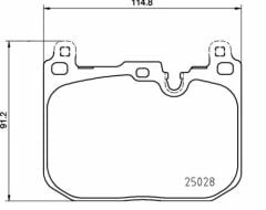 FREN BALATASI ON BMW F40 F44 F48 F39 MINI CLUBMAN F54 F56 COUNTRYMAN F60 M SPORT-VALEO 670572-34106889266-34206885600