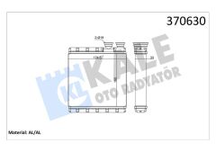KALORİFER RADYATÖRÜ VW POLO T-CROSS-SEAT ARONA IBIZA V 1.0 1.5TSI 1.6TDI 17 AUDI 2.5 3.0 3.5 4.0TFSI 18 BORUSUZ SAĞDAN DİREKSİYONLU ARAÇLAR İÇİN BRAZING AL 160x174.5x33-KALE 370630-2Q0819030A