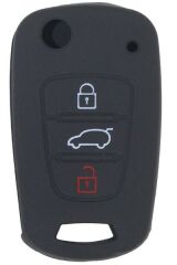 KONTAK ANAHTAR KUMANDA KORUYUCU KILIF SİLİKON SİYAH HYUNDAI ACCENT ERA-I20-I30-ELENTRA-TUCSON KIA RIO-CEED-PICANTO-SPORTAGE-AFT HMA073-S-HMA073-S