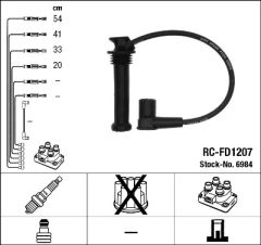 BUJI KABLOSU TAKIM MONDEO III 00 07 MAZDA 6 1.8 / 2.0 16V 00 06-NGK 6984-1S7G12283AF-1119841 1119842