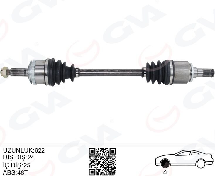 KOMPLE AKS ÖN SOL HYUNDAI I10 PA 1.1i 12v MT ABSLI 08-13-GVA 4491023-495000X100