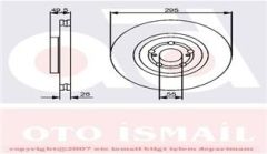 ÖN FREN AYNASI ADET AVENSIS 2.2- 03 COROLLA VERSO 1.6-1.8-2.0D-2.2D 04 295x26x5DLxHAVALI-TRW-435120F010-4351205080