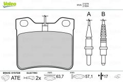 FREN BALATASI ARKA MERCEDES W638 B901 B902 . PEUGEOT 406 605-VALEO 671295-A0034200020-4251.93