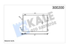 KLİMA KONDENSERİ CLIO SYMBOL 1.5 DCI 04 MEK 658x411x16-KALE 050ABC070-8200245598