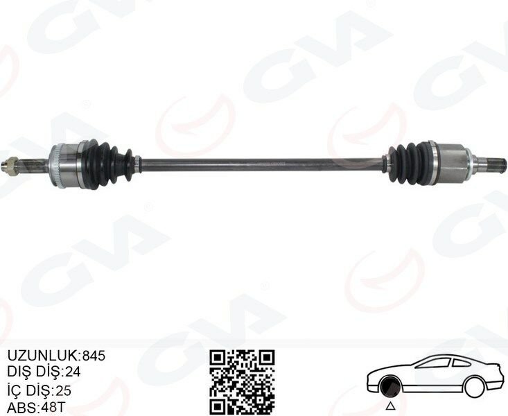 KOMPLE AKS ÖN SAG HYUNDAI I10 PA 1.1i 12v MT ABSLI 08-13-GVA 4491022-495000X110