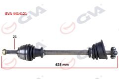 KOMPLE AKS SOL KANGOO 1.9DTI 98-08 625mm-GVA 4414121-7701352771-7711135243