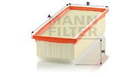 HAVA FİLTRESİ BLUEPRINT-MANN C35140-ADP152218