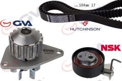 DEVİRDAİMLİ EKSANTRİK GERGİ KİTİ 104x170 206-207-306-307-BIPPER-PARTNER-BERLINGO-C2-NEMO-FIORINO 1.4-GVA 59WPK4313-9400831869-0831.87-0831.S0-0831.86