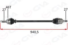 KOMPLE AKS ÖN SAG HYUNDAI I30 FD 1.6 CRDI MT ABSLI 07-11-GVA 4491026-495001M110-495002H112-495002L110