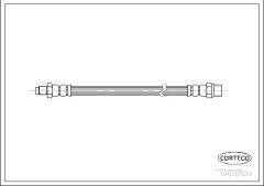 FREN HORTUMU ARKA MERCEDES W201 W202 W124 W126 W140 R129-CORTECO 19018509-A1264280335