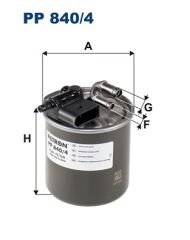 YAKIT FILTRESI MERCEDES OM642 OM651 W176 W204 W212 C117 C218 W221 X204 W164 W639 B906-FILTRON PP840.4-A6420906352