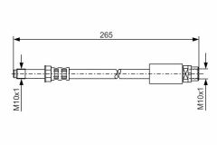 FREN HORTUMU ARKA BMW E81 E87 F20 F22 E90 E92 E93-BOSCH 1987476359-34306762837