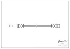 FREN HORTUMU ON MERCEDES SPRINTER B906 B907 B910 . VW CRAFTER 30-35-50-CORTECO 19035285-A9064280535-2E0611807B