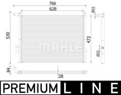 MOTOR SU RADYATORU XDRIVE P.LINE BMW G30 G12 G11-MAHLE CR936000P-17118484639 17118619622