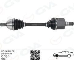 ÖN AKS KOMPLE SOL FORD MONDEO 2.0 TDCI 07 14 OTOM.-GVA 4437015-7G913B437BE-1788209