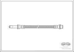 FREN HORTUMU ARKA MERCEDES SPRINTER B906 . VW CRAFTER 30-35-50-CORTECO 19035286-A9064280435-2E0611707C