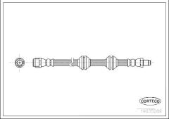 FREN HORTUMU ARKA MERCEDES W164 X164-CORTECO 19035289-A1644200548