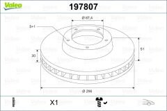 ÖN FREN AYNASI INSIGNIA A 08 SAAB 9-5 YS3G 10 16 JANT 296x30x5DLxHAVALI 13501307-569063-VALEO-13579147-569078-13502213-569421