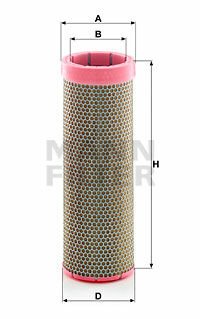 SEKUNDER HAVA FİLTRESİ AĞIR VASITA-MANN CF17006