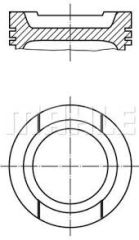 033PI00001100 MOTOR PİSTON SEGMAN STD POLO-GOLF IV 1.6 B AFT-AKL-AEK 81.01-MAHLE 0330100-050107103D-050107065F-050107065E