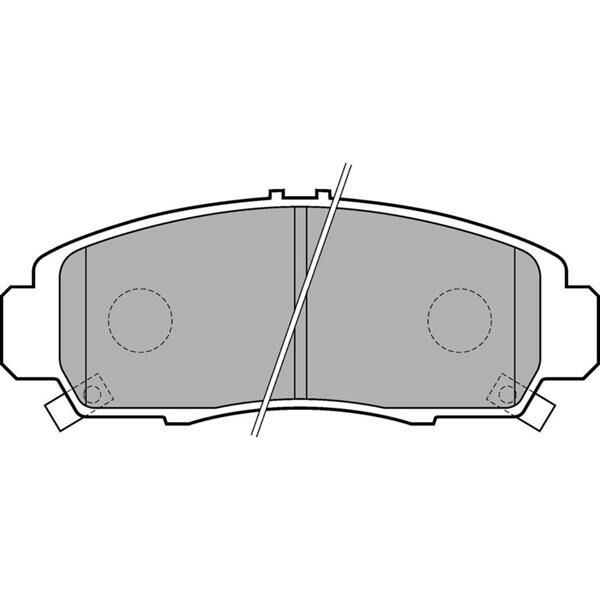 ÖN BALATA HONDA CIVIC SEDAN 07-11 FRV 07 GDB3268-GDB3240-BLUEPRINT ADH24283-45022S7AE50-45022SNBE00-WVA23722