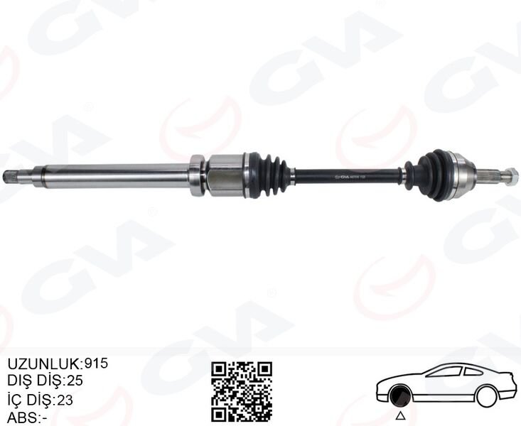 ÖN AKS KOMPLE SAĞ FORD FIESTA -FUSION 02 08 1.6TDCI-GVA 4437016-4N113B436CA-4N113B436CC