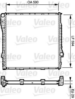 MOTOR SU RADYATORU BMW M54 M57 M62 E53 03 06-VALEO-17107544668-17101439103