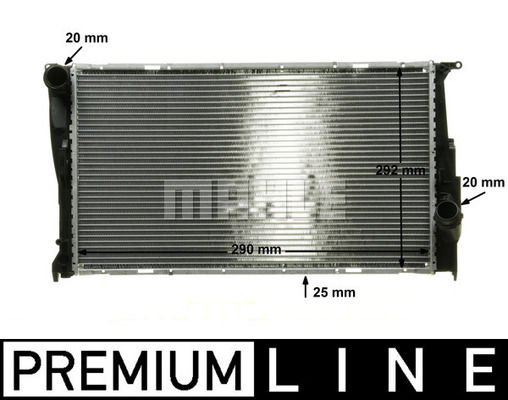 MOTOR SU RADYATORU PREMIUM LINE BMW N47 N57 M57 E81 E82 E87 E88 E90 E92 E93 E84 MEKANIK SANZ-MAHLE CR1083000P-17117788903