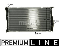 MOTOR SU RADYATORU PREMIUM LINE BMW N47 N57 M57 E81 E82 E87 E88 E90 E92 E93 E84 MEKANIK SANZ-MAHLE CR1083000P-17117788903