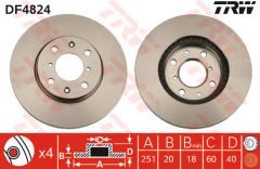 ÖN FREN AYNASI HAVALI OPEL AGILA B 08 SWIFT III 1.3/1.5 05 SPLASH 1.0/1.2/1.3 CDTI 08-TRW-4708241-95513700-5531162J00