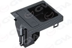 BOZUK PARA KUTUSU ORTA KONSUL KARBON FİBER SIYAH BMW E46 98 06-GVA 9103624-51168217957R1