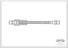 FREN HORTUMU ON MERCEDES G-CLASS W460 W461 W463-CORTECO 19032832-A4604205048