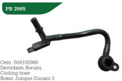 DEVIRDAIM SU BORUSU FIAT DUCATO 06 IVECO DAILY 06 2.3MJET-WPI PB2965-504102965-1021014AA