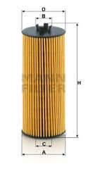 YAG FILTRESI MERCEDES M278 W176 W205 C218 W213 V167 W222 R231 C190-MANN HU6008Z-A2781800009